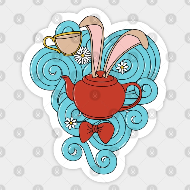 March Tea Sticker by PNFDesigns